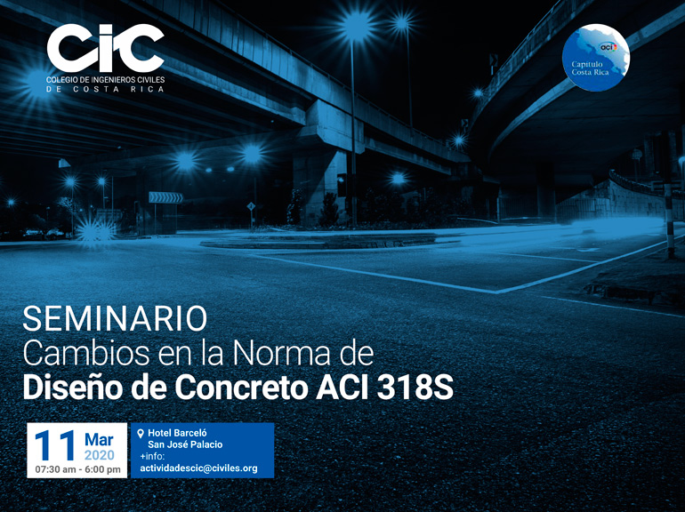 Seminario ACI 318-19: Cambios en la norma de diseño del concreto estructural